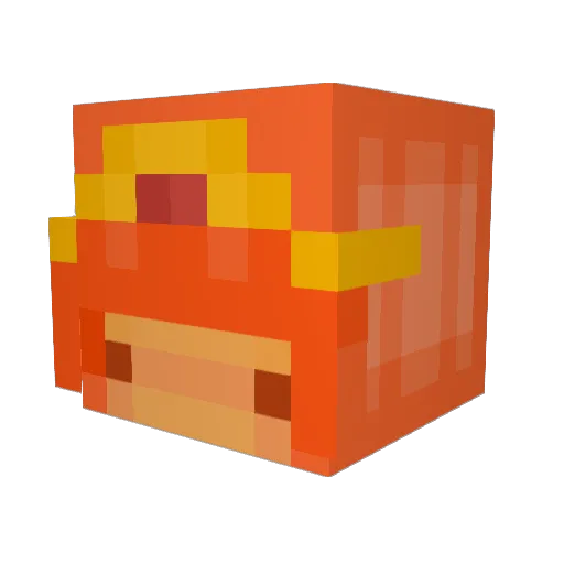 rinabeana Minecraft avatar head, 3D render