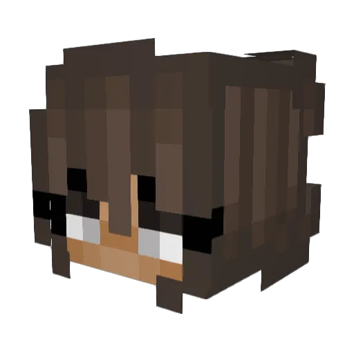 rinctr Minecraft avatar head, 3D render