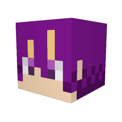 rindodo Minecraft avatar head, 3D render