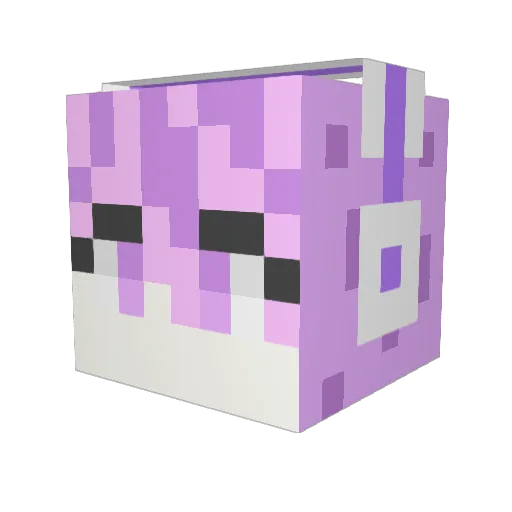rindou1 Minecraft avatar head, 3D render