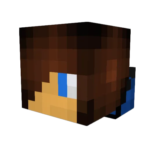 rindsey Minecraft avatar head, 3D render