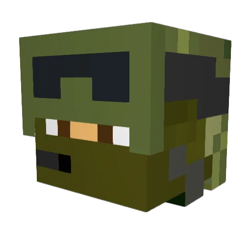 ring_ding_ding Minecraft avatar head, 3D render