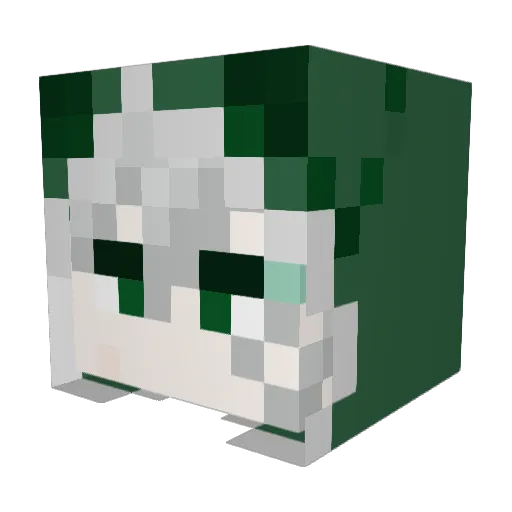 ringbell_9 Minecraft avatar head, 3D render