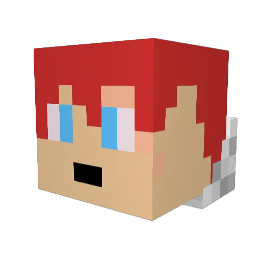 ringo0321 Minecraft avatar head, 3D render