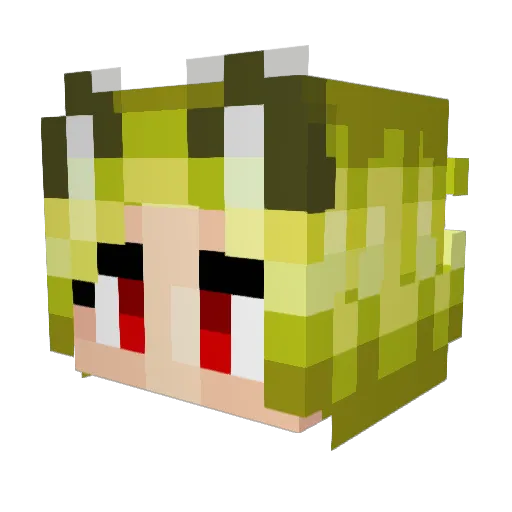 ringo0400 Minecraft avatar head, 3D render
