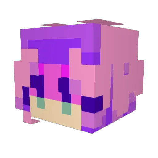 ringofkees Minecraft avatar head, 3D render