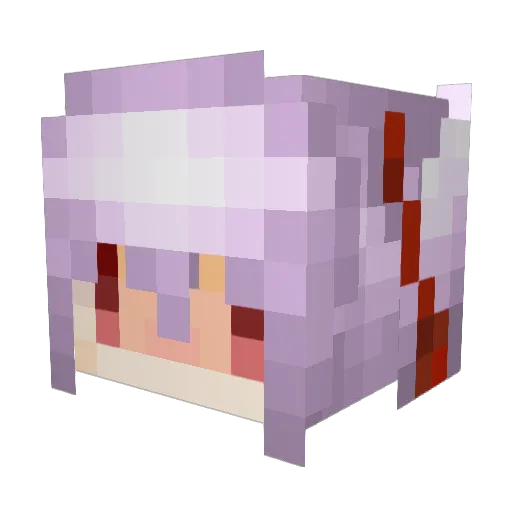 ringokids Minecraft avatar head, 3D render