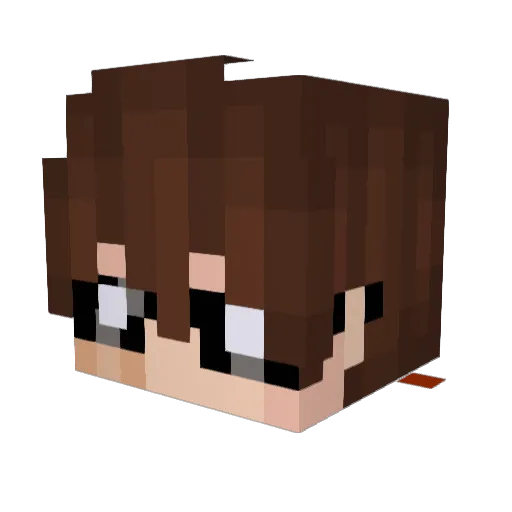 ringotheman Minecraft avatar head, 3D render