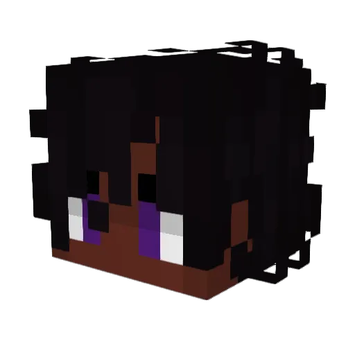 ringsofsatvrn Minecraft avatar head, 3D render