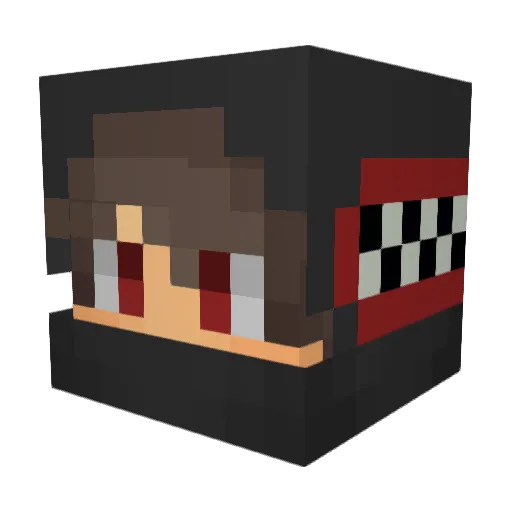 rinn0902 Minecraft avatar head, 3D render