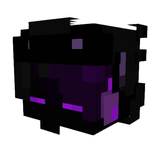 rinncer Minecraft avatar head, 3D render