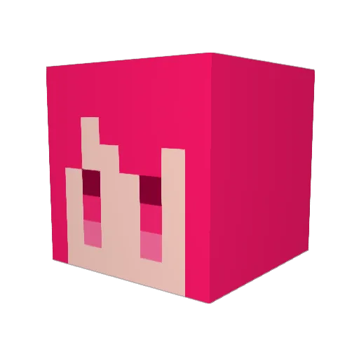 rinnkusave2 Minecraft avatar head, 3D render