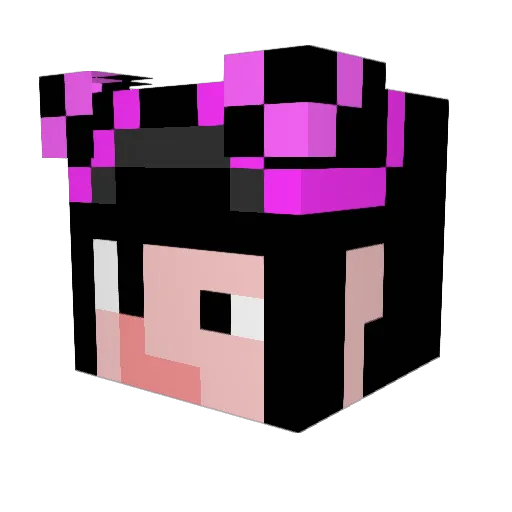 rinosp Minecraft avatar head, 3D render