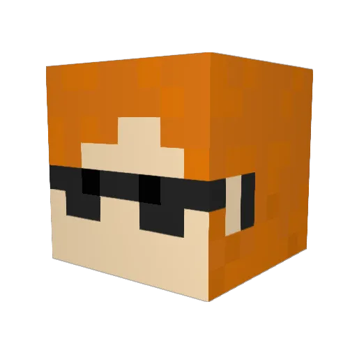 rintaro1130 Minecraft avatar head, 3D render