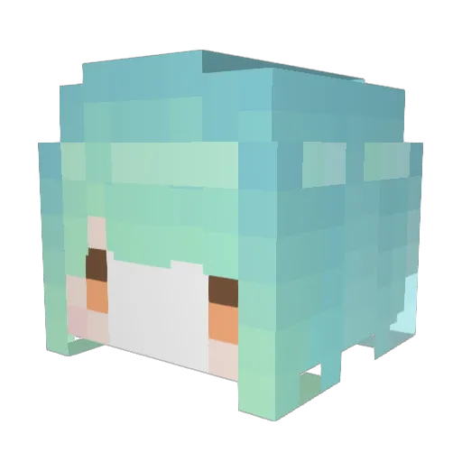 rintwo02 Minecraft avatar head, 3D render