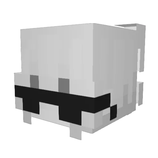 rion0627 Minecraft avatar head, 3D render