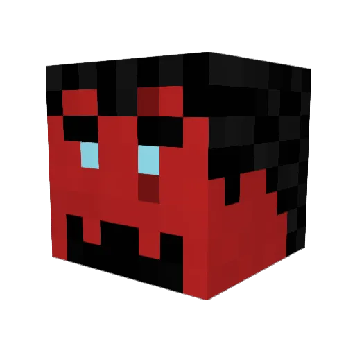 rion75 Minecraft avatar head, 3D render