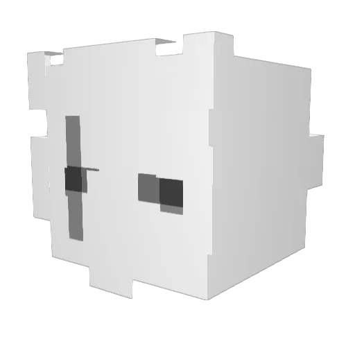 riot0017 Minecraft avatar head, 3D render