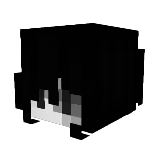 riottings Minecraft avatar head, 3D render