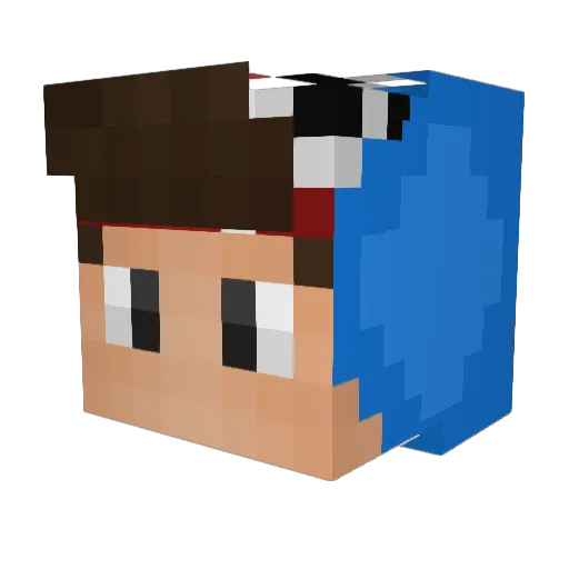 ripErick999 Minecraft avatar head, 3D render