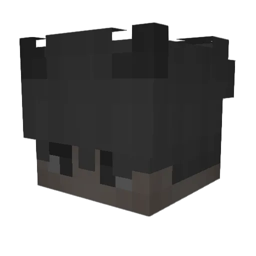 rip____bozo Minecraft avatar head, 3D render