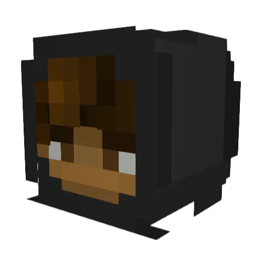 rip_ea Minecraft avatar head, 3D render