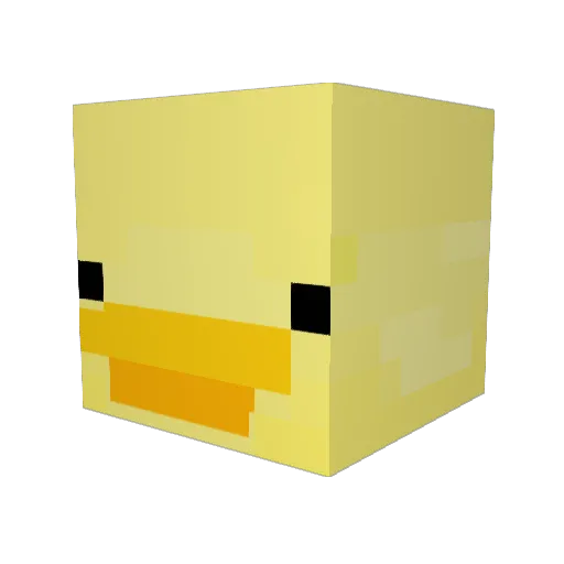rip_kitkat Minecraft avatar head, 3D render