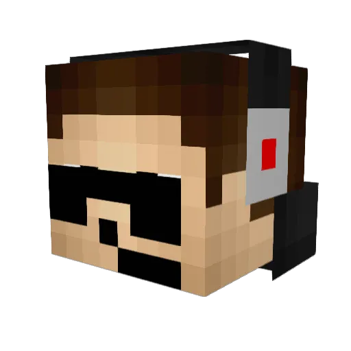 ripjaw345 Minecraft avatar head, 3D render