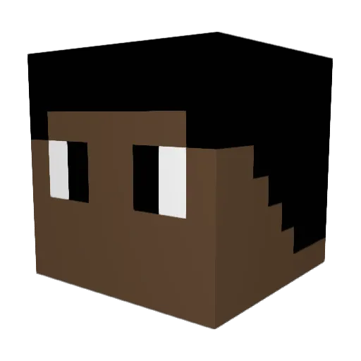 ripjawfang20 Minecraft avatar head, 3D render