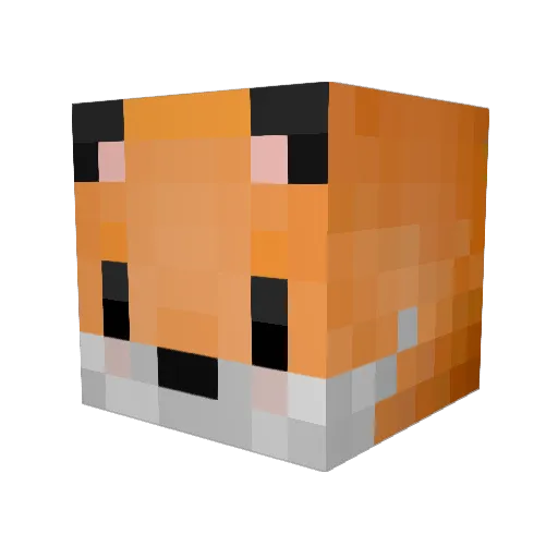 rippedshoesole Minecraft avatar head, 3D render