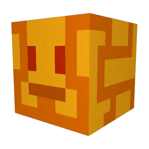 rippelrippel Minecraft avatar head, 3D render