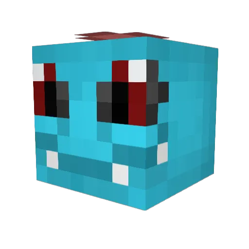 rippenn Minecraft avatar head, 3D render
