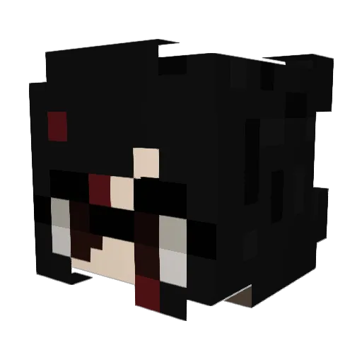 ripskyz Minecraft avatar head, 3D render