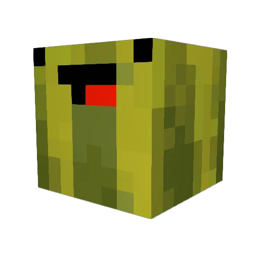 ripthejah Minecraft avatar head, 3D render