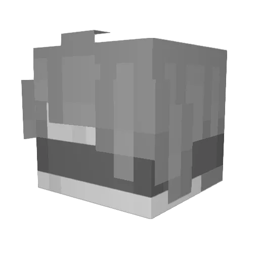 ripxrist Minecraft avatar head, 3D render