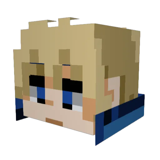 ririck03 Minecraft avatar head, 3D render