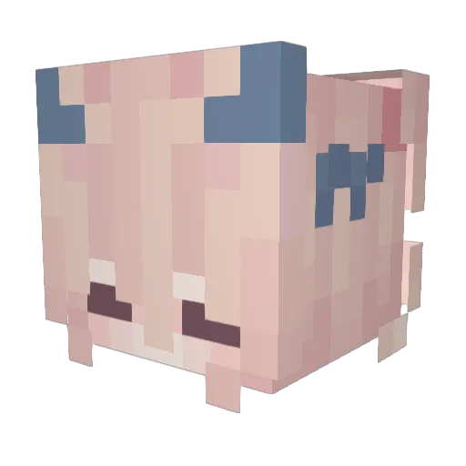 ririmaru_r Minecraft avatar head, 3D render