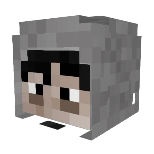 risa_93 Minecraft avatar head, 3D render