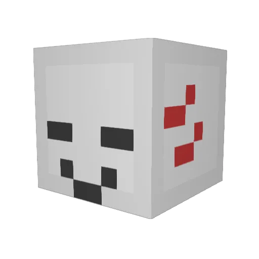 rise1987 Minecraft avatar head, 3D render