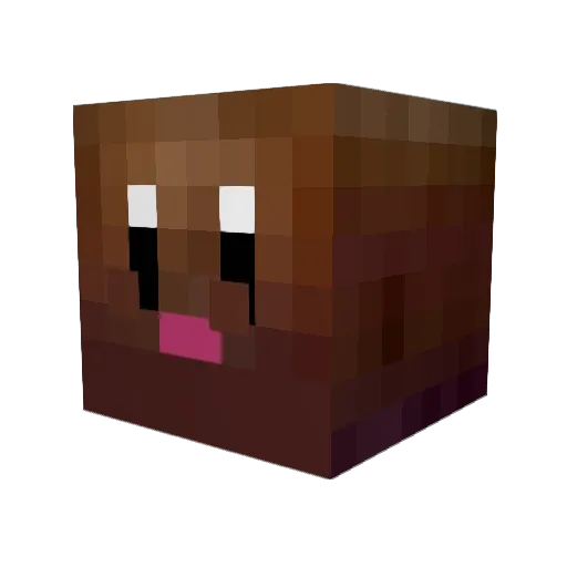 rise21 Minecraft avatar head, 3D render