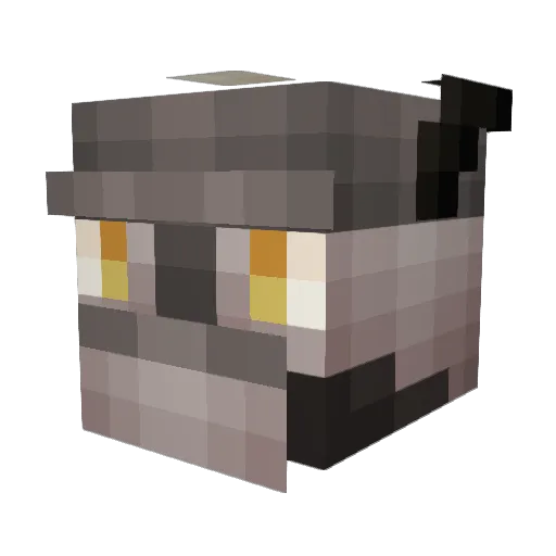 risendarknes Minecraft avatar head, 3D render