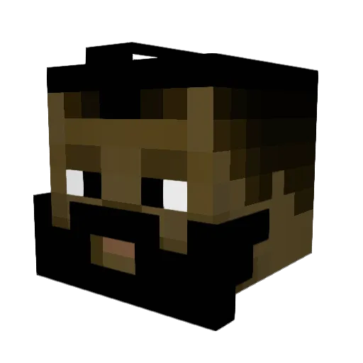 rishipuff1947 Minecraft avatar head, 3D render