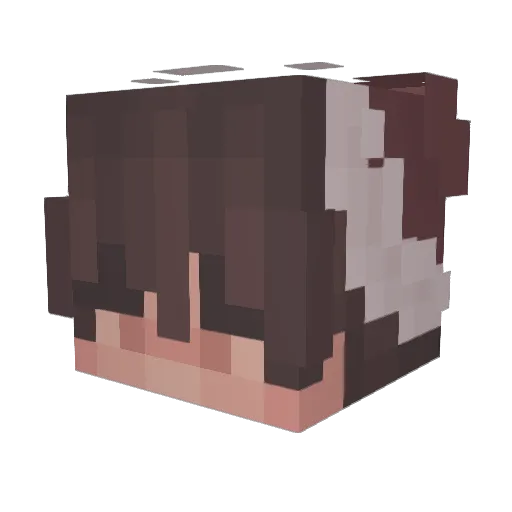 rishisharrrma Minecraft avatar head, 3D render