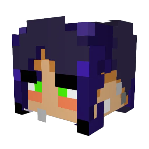 risingYeast Minecraft avatar head, 3D render