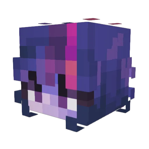 risinggun Minecraft avatar head, 3D render