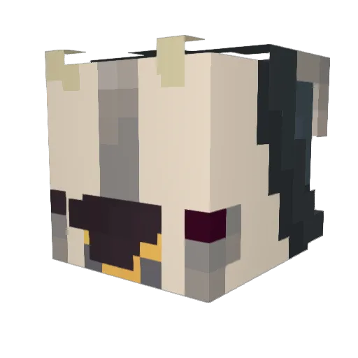 risingram Minecraft avatar head, 3D render