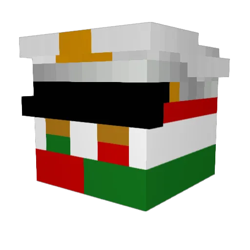 risk98 Minecraft avatar head, 3D render