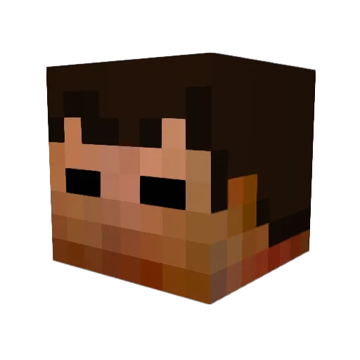 risky925 Minecraft avatar head, 3D render