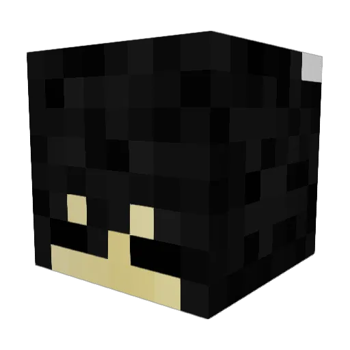 riskycookie Minecraft avatar head, 3D render
