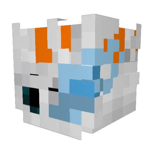 Minecraft-Avatar von risted01: Kopf als 3D-Render